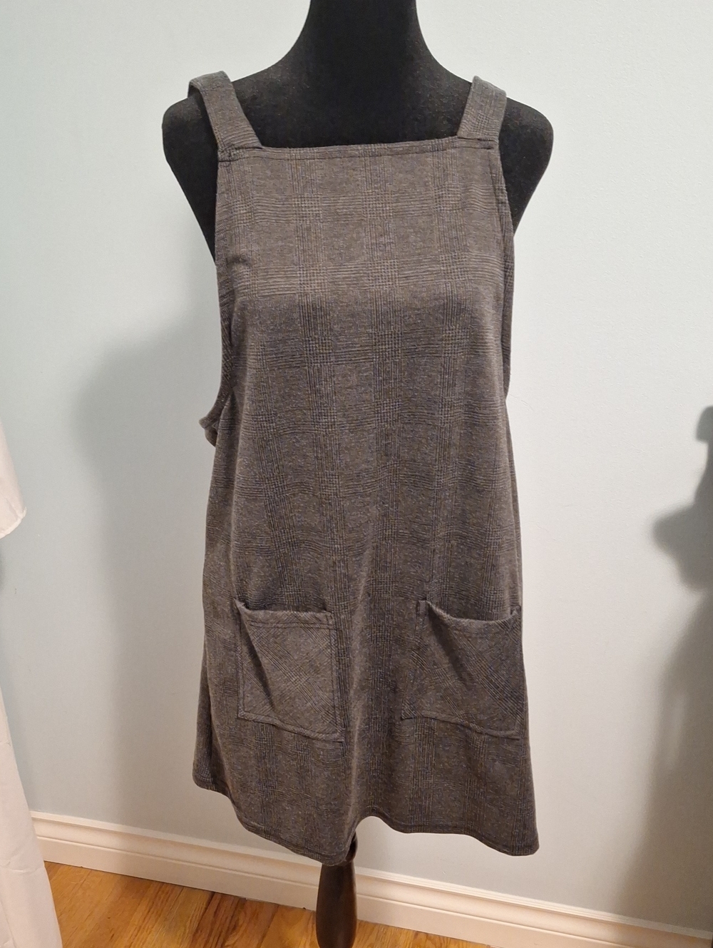 Everyday Sleeveless Mini Dress in Charcoal Gray